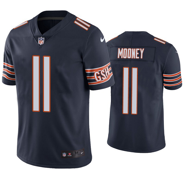 Chicago Bears #11 Darnell Mooney Vapor Limited Jersey Navy