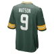 Men's Green Bay Packers Christian Watson Nike Green Game Player Jersey