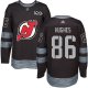 New Jersey Devils Jersey #86 Jack Hughes Black 1917-2017 100th Anniversary Stitched NHL Jersey