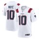 Men's New England Patriots #10 Drake Maye Nike White 2024 NFL Draft First Round Pick Player Limited Jersey