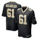 Men's New Orleans Saints Drew Desjarlais Nike Black Game Player Jersey