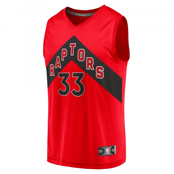 Youth Toronto Raptors Gary Trent Jr. Fanatics Red Fast Break Replica Jersey - Icon Edition