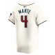 Men's Arizona Diamondbacks Ketel Marte Nike White Home Limited Player Jersey