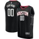 Youth Houston Rockets Fanatics Black Fast Break Custom Replica Jersey - Statement Edition