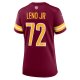 Women's Washington Commanders Charles Leno Jr. Nike Burgundy Home Game Player Jersey