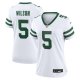 Women's New York Jets Garrett Wilson Nike  White Alternate Game Jersey