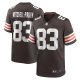 Men's Cleveland Browns Zaire Mitchell-Paden Nike  Brown Team Game Jersey