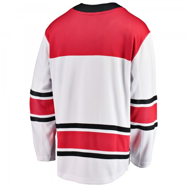 Youth Carolina Hurricanes Fanatics White Away Breakaway Jersey