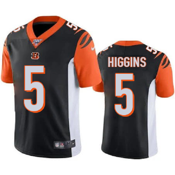 Youth Cincinnati Bengals #5 Tee Higgins Nike Black Limited Game Player Jersey