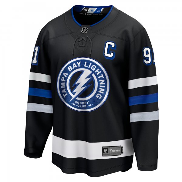 Men's Tampa Bay Lightning Steven Stamkos Fanatics Black Alternate Premier Breakaway Player Jersey