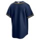 Men's Milwaukee Brewers Nike Navy Alternate Replica Team Jersey