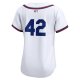 Women's Atlanta Braves  Nike White 2024 Jackie Robinson Day Home Limited Jersey