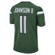 Men's New York Jets Jermaine Johnson II Nike Gotham Green Game Jersey