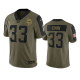 Minnesota Vikings Dalvin Cook Olive 2021 Salute To Service Limited Men's NFL Jersey