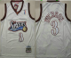 Men's Philadelphia 76ers #3 Allen Iverson 1995-96 Cream Hardwood Classics Soul Swingman Throwback Jersey