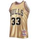 Men's Chicago Bulls Scottie Pippen Gold Mitchell & Ness 75th Anniversary 1997/98 Hardwood Classics Swingman Jersey