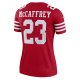 Women's San Francisco 49ers Christian McCaffrey Nike Scarlet Legend Jersey