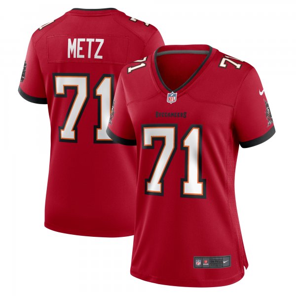 Women's Tampa Bay Buccaneers Lorenz Metz Nike  Red  Game Jersey