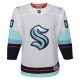 Youth Seattle Kraken White Away Premier Custom Jersey