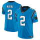 Men's Nike Carolina Panthers #2 D.J. Moore Blue Vapor F.U.S.E. Limited NFL Jersey