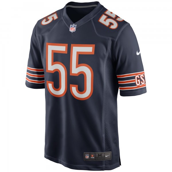 Men's Chicago Bears Lance Briggs Nike Navy Game Retired Player Jersey