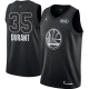 Men's Jordan Brand State Warriors #35 Kevin Durant Black Swingman 2018 All-Star Game NBA Jersey