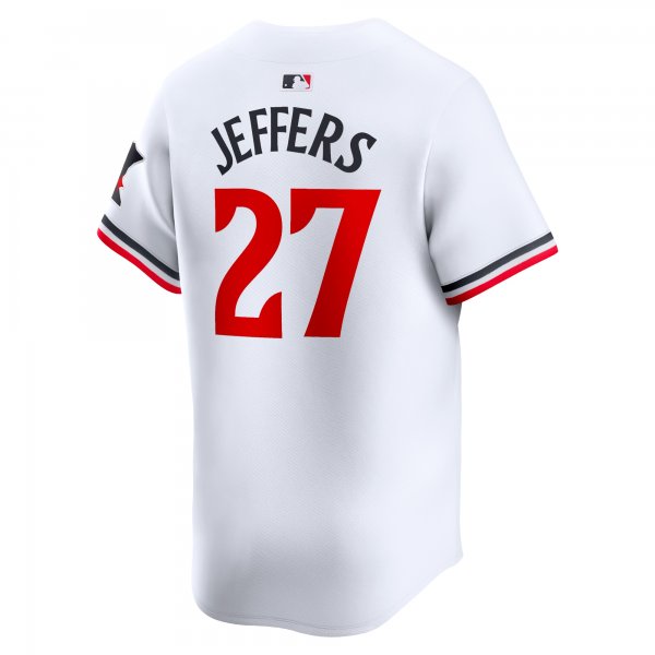 Men's Minnesota Twins Ryan Jeffers Nike White Home Limited Player Jersey