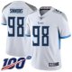 Tennessee Titans #98 Jeffery Simmons White Youth Stitched NFL 100th Season Vapor Limited Jersey