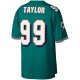 Men's Miami Dolphins Jason Taylor Mitchell & Ness Aqua Legacy Replica Jersey