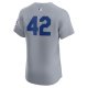 Men's Chicago Cubs Nike Gray Road 2024 Jackie Robinson Day Elite Jersey