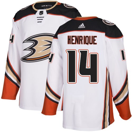 Adidas Anaheim Ducks #14 Adam Henrique White Road Stitched NHL Jersey