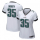 Women's Nike Philadelphia Eagles #35 Boston Scott Game White Jersey