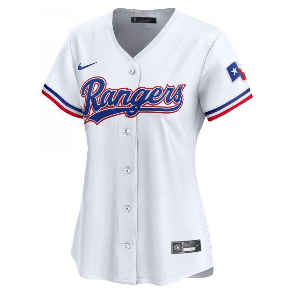 Women's Texas Rangers Nike White #1 Mom Home Limited Jersey