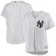 Women's New York Yankees White Plus Size Sanitized Replica Team Jersey