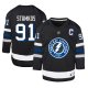 Youth Tampa Bay Lightning #91 Steven Stamkos Black Alternate Replica Player Jersey