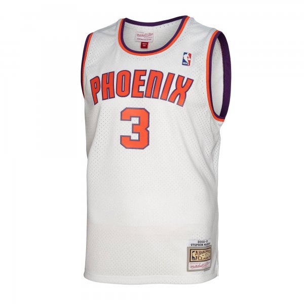 Men's Phoenix Suns Stephon Marbury Mitchell & Ness White 2001/02 Hardwood Classics Swingman Jersey