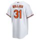 Men's Baltimore Orioles Cedric Mullins Nike White Replica Player Jersey