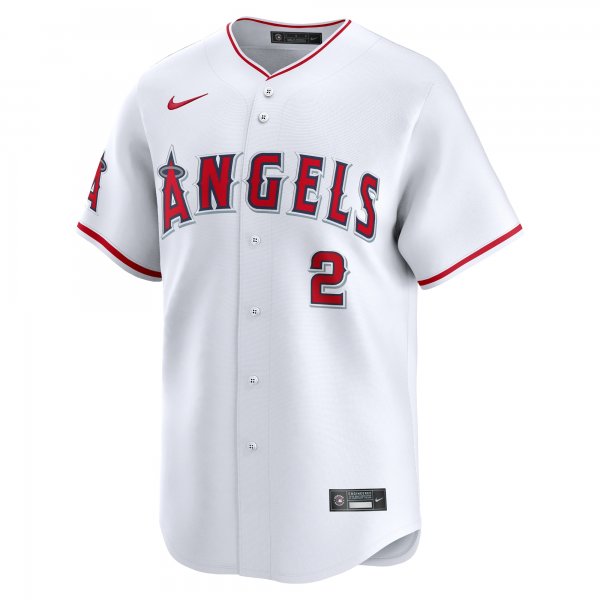 Men's Los Angeles Angels Luis Rengifo Nike White Home Limited Player Jersey