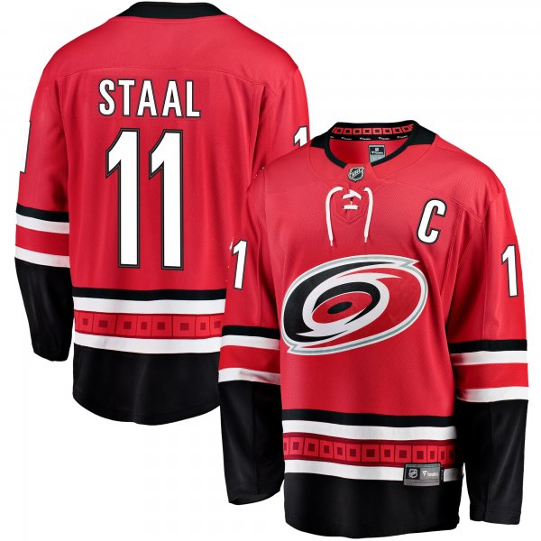 Men's Carolina Hurricanes Jordan Staal Fanatics Red Alternate Breakaway Jersey