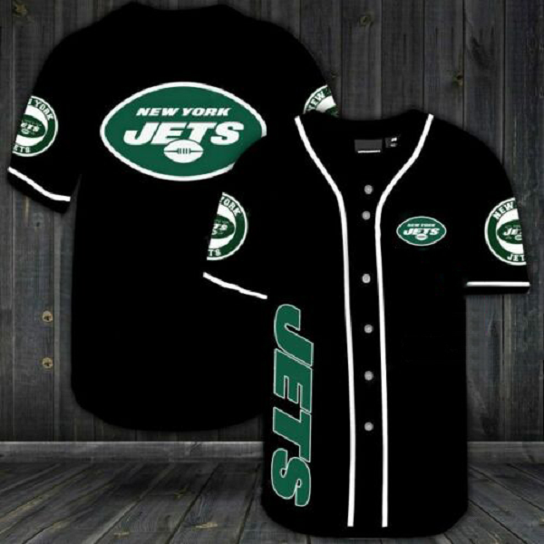 New York Jets NFL Stitched Fashion Baseball Legend Jersey