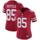 Women's Nike San Francisco 49ers #85 George Kittle Limited Vapor Untouchable Home Red NFL Jersey