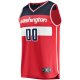 Men's Washington Wizards Fanatics Red Fast Break Custom Replica Jersey - Icon Edition