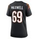 Women's Cincinnati Bengals Devonnsha Maxwell Nike  Black Team Game Jersey