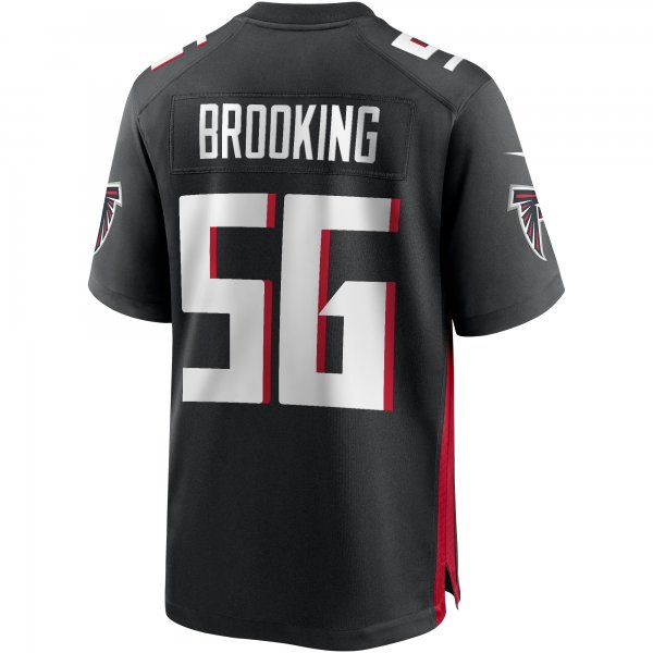 Men's Atlanta Falcons Keith Brooking Nike Black Game Retired Player Jersey