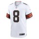 Men's Cleveland Browns Elijah Moore Nike  White Team Game Jersey