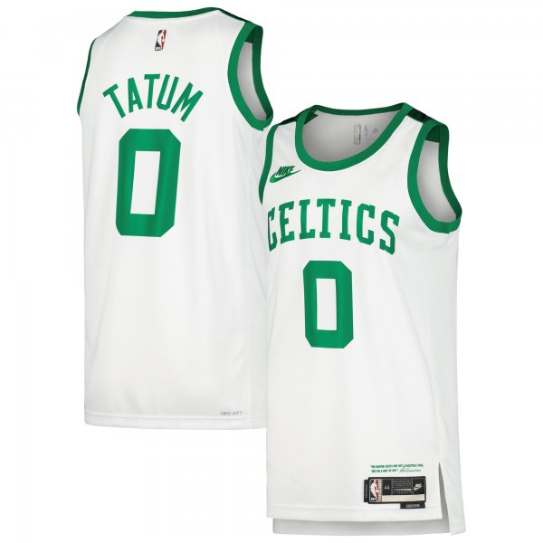 Men's Boston Celtics Jayson Tatum Nike White Swingman Player Jersey - Classic Edition