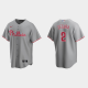 Men's Philadelphia Phillies #2 Jean Segura Road Gray MLB Jersey