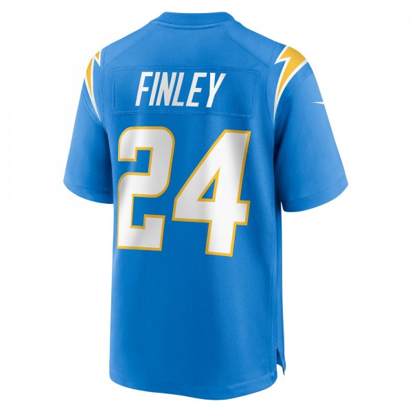 Men's Los Angeles Chargers AJ Finley Nike  Powder Blue Team Game Jersey