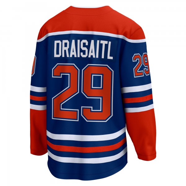 Men's Edmonton Oilers Leon Draisaitl Fanatics Royal Home Breakaway Jersey