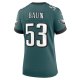 Women's Philadelphia Eagles Zack Baun Nike Midnight Green  Game Jersey